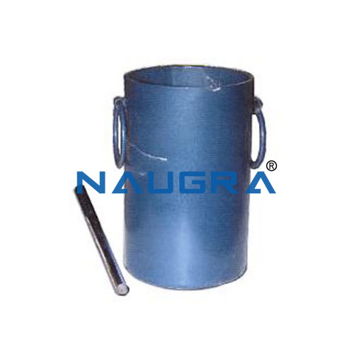Cylindrical Required for Determining the Bulk Density or unit