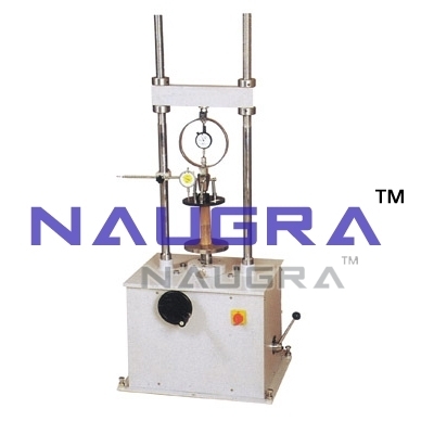 Unconfined Compression Tester Proving Ring Type (Motorized)