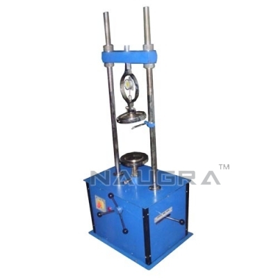 Unconfined Compression Tester Proving Ring Type (Hand Operated)