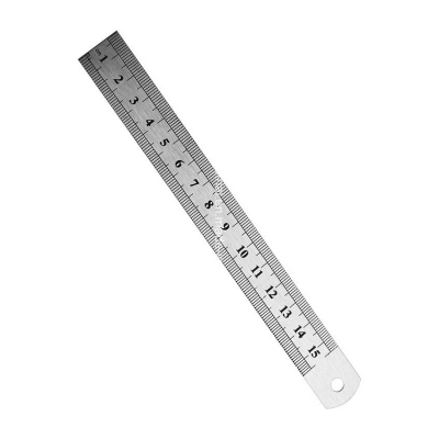 Metric Metal Ruler